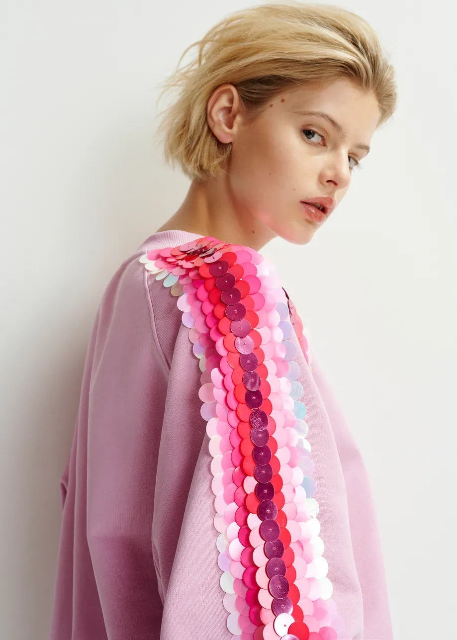 HABLURRY SWEATSHIRT - PINK - ESSENTIEL ANTWERP