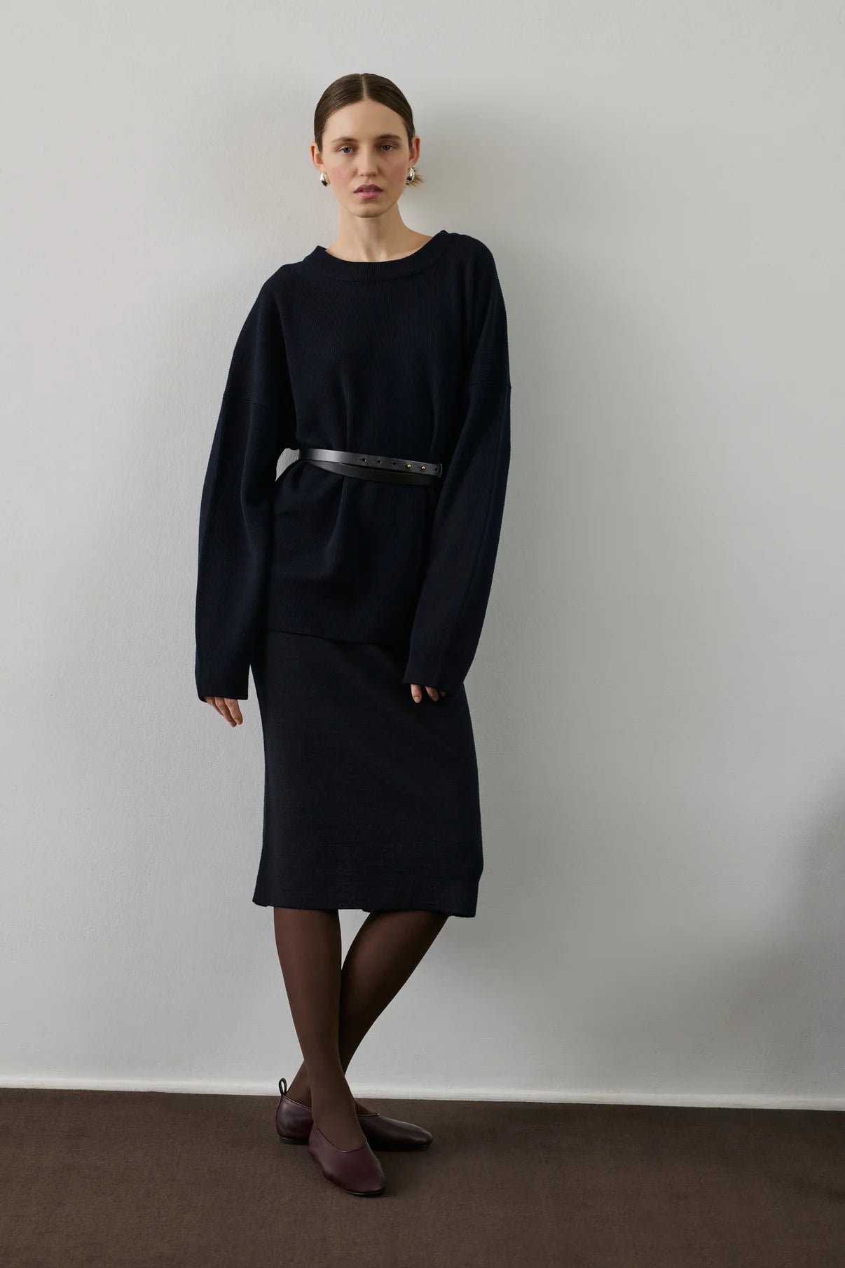 Feroe Pullover in Navy