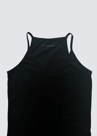 Max Womens Tank Top  Knitted  in Black