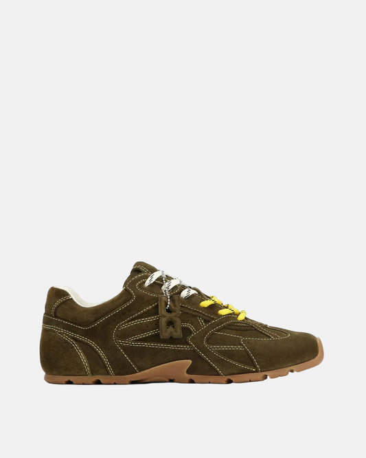 Atlas Suede Sneaker in Khaki