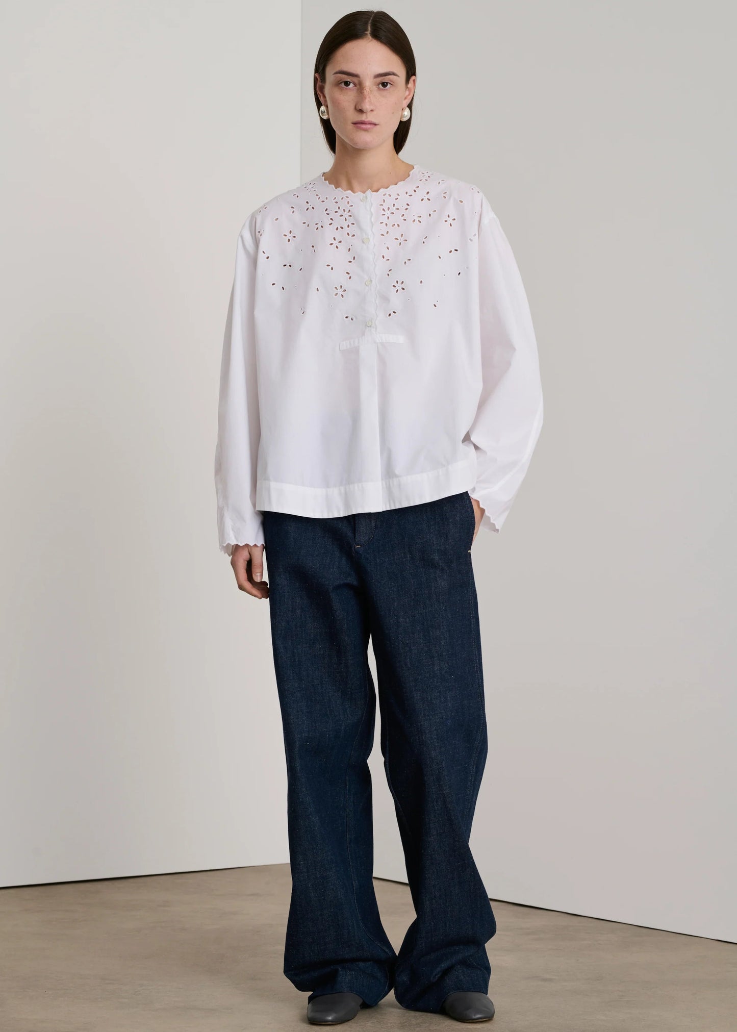 DESTINEE BLOUSE - WHITE - SOEUR