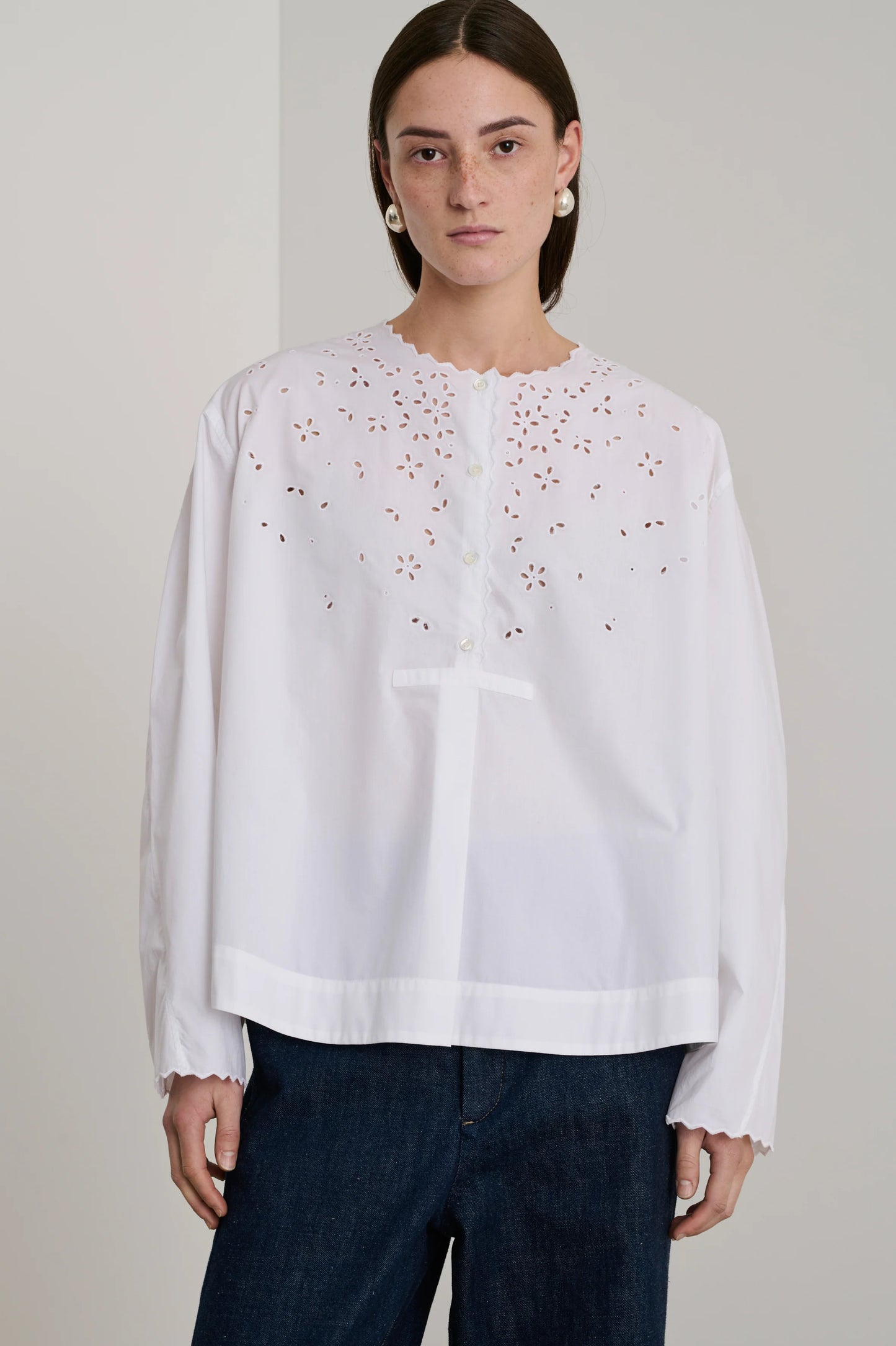 DESTINEE BLOUSE - WHITE - SOEUR