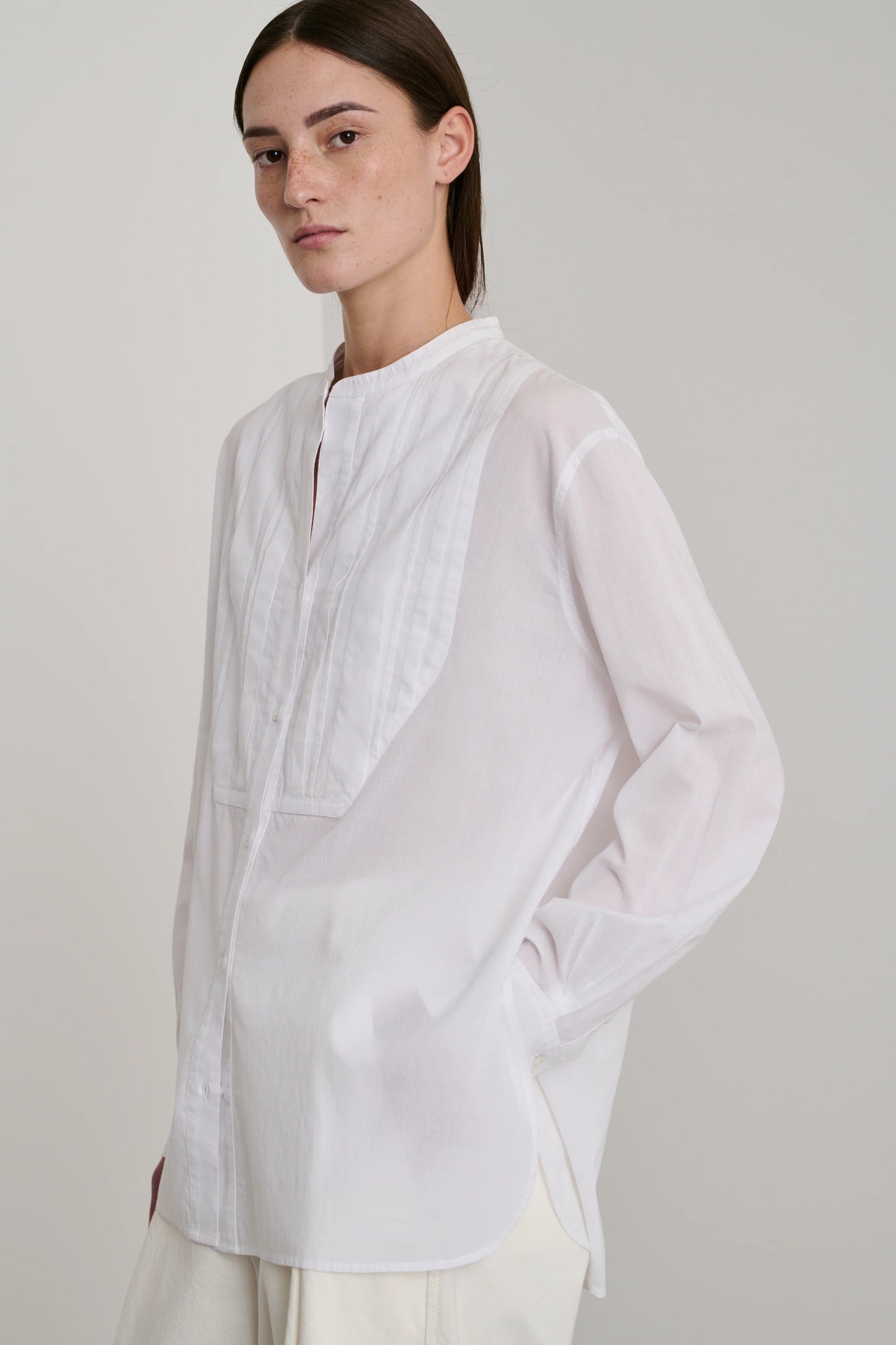 ELEANORE BLOUSE - WHITE - SOEUR