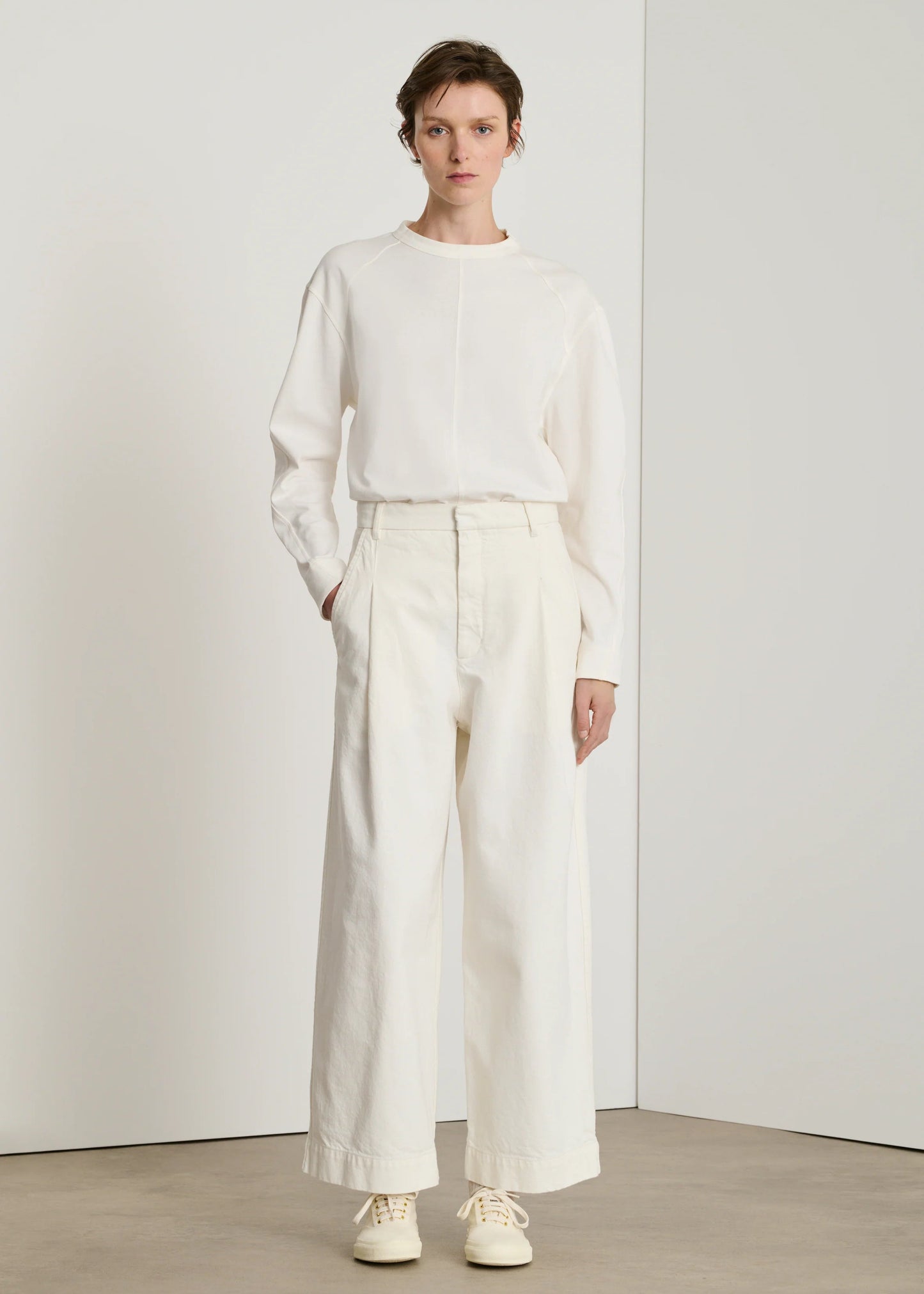 DEVY - WHITE TROUSERS - SOEUR