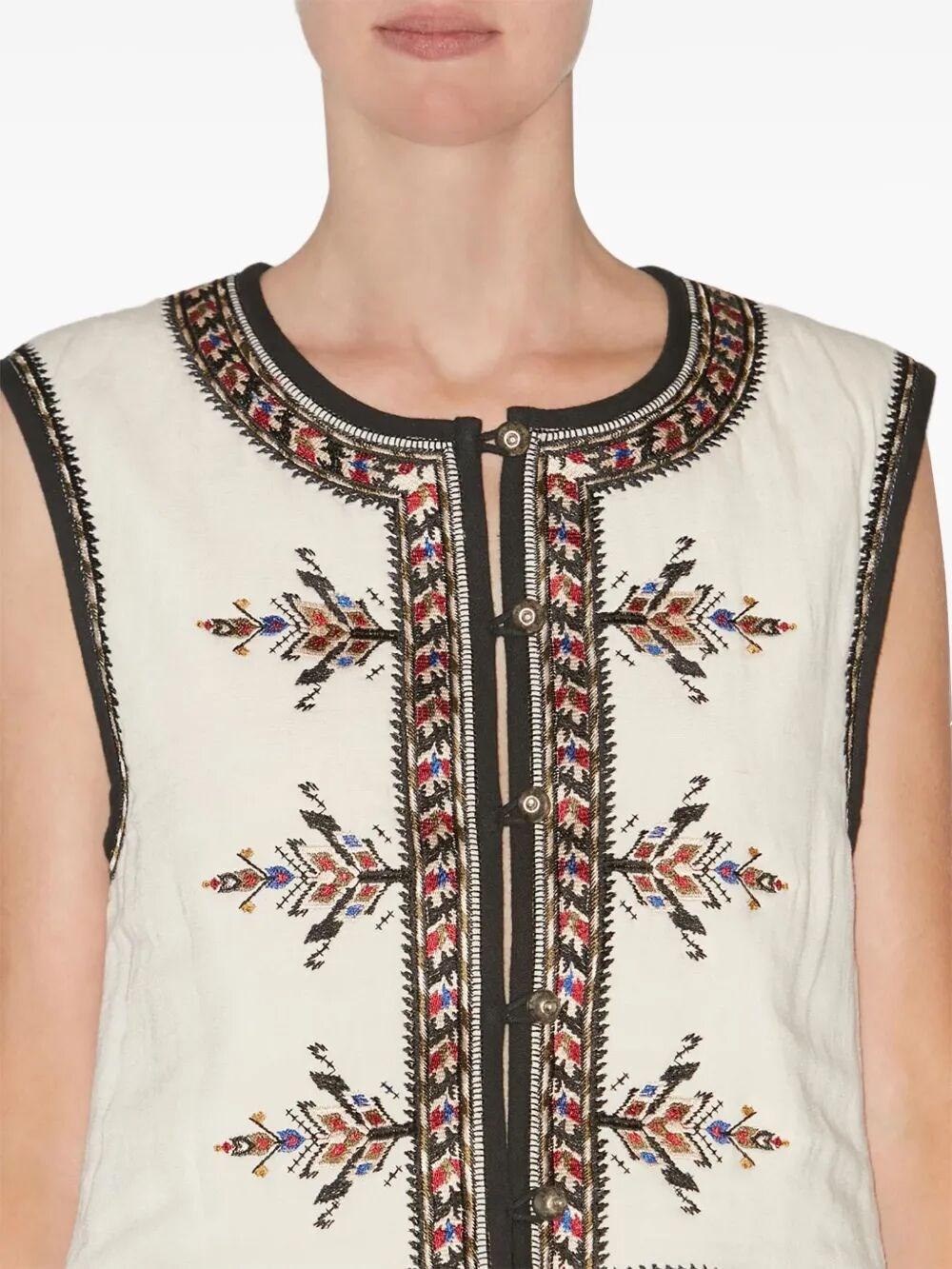 ZEANA GILET - ECRU - ISABEL MARANT