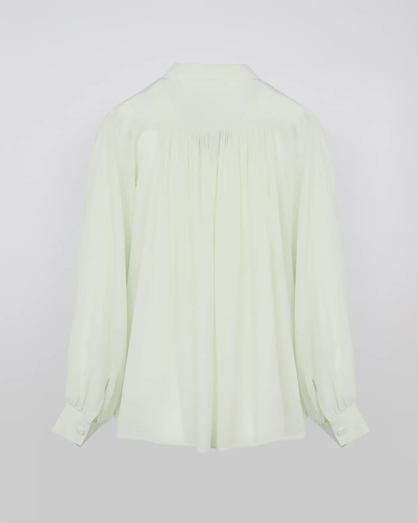 BLOUSE IN MIST GREEN - YVES SALOMON