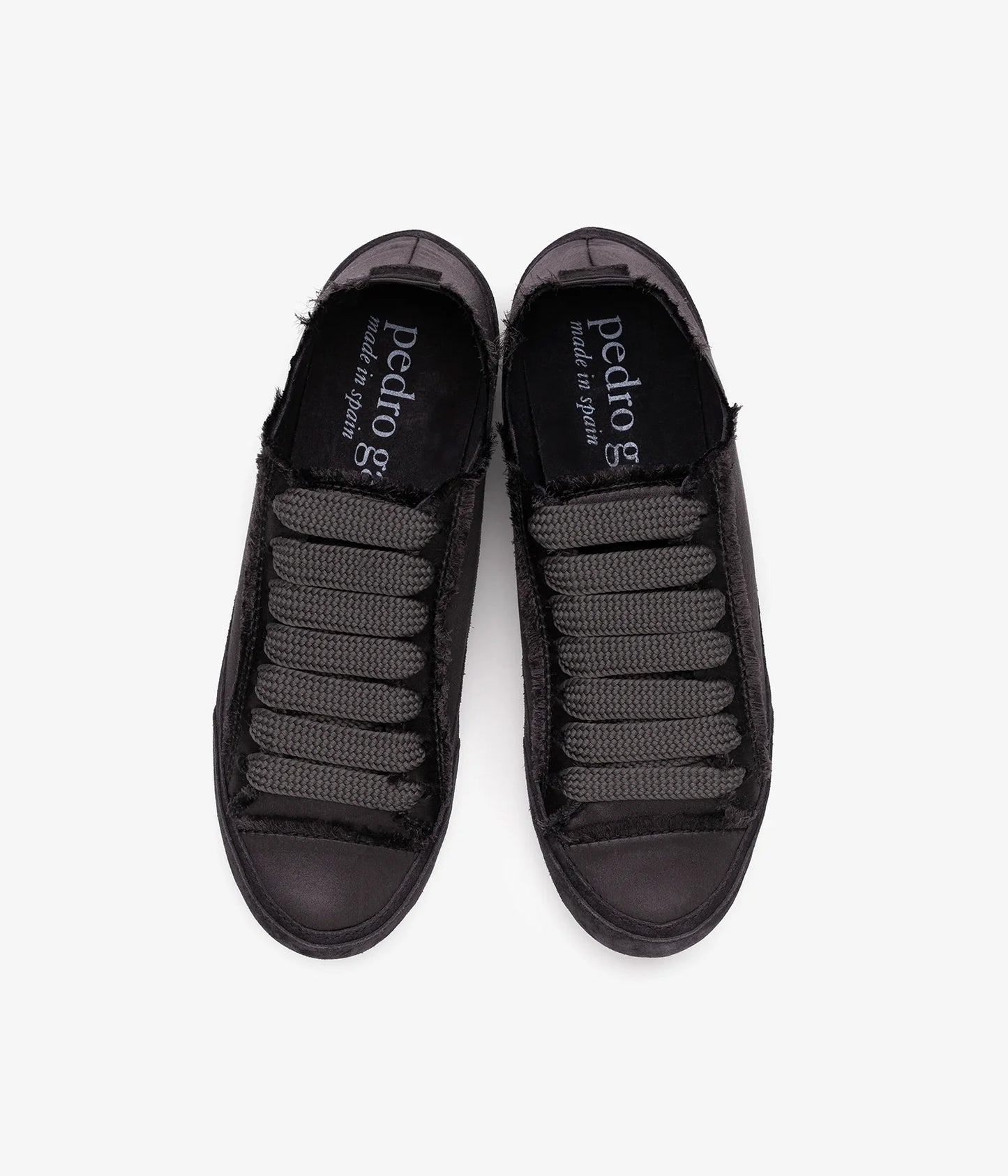PARSON TRAINER - SILK SATIN - BLACK - PEDRO GARCIA