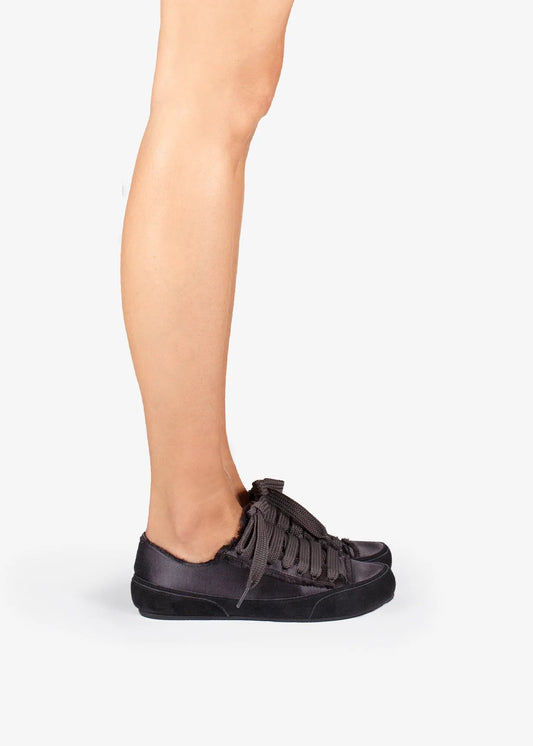 PARSON TRAINER - SILK SATIN - BLACK - PEDRO GARCIA
