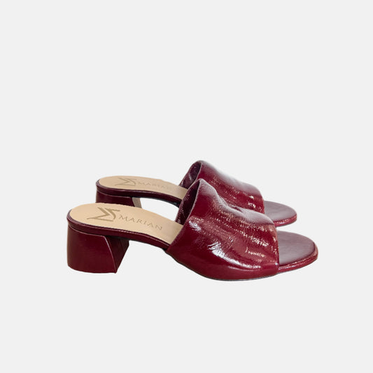 Venecia Heel in Burgundy