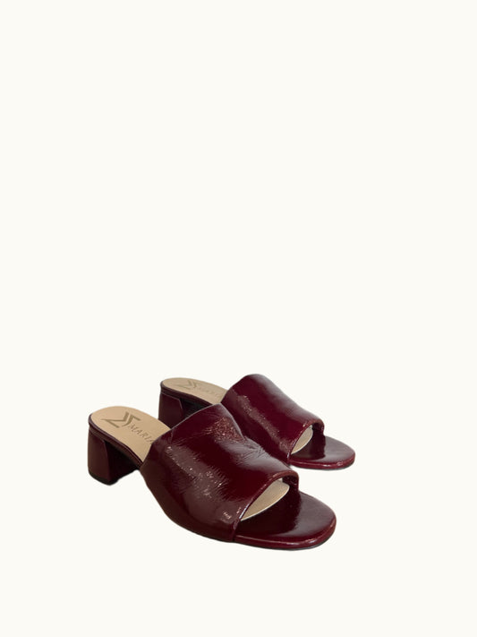 Venecia Heel in Burgundy