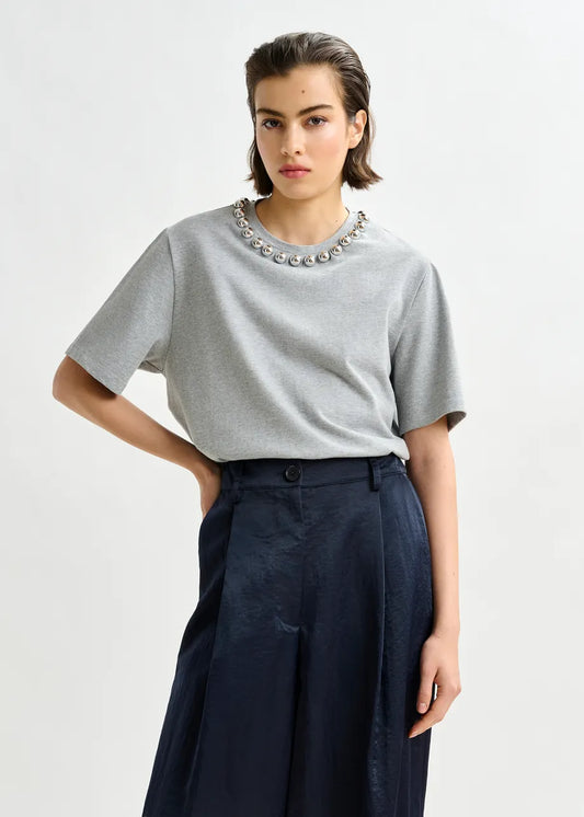 T-shirt with Silver Balls