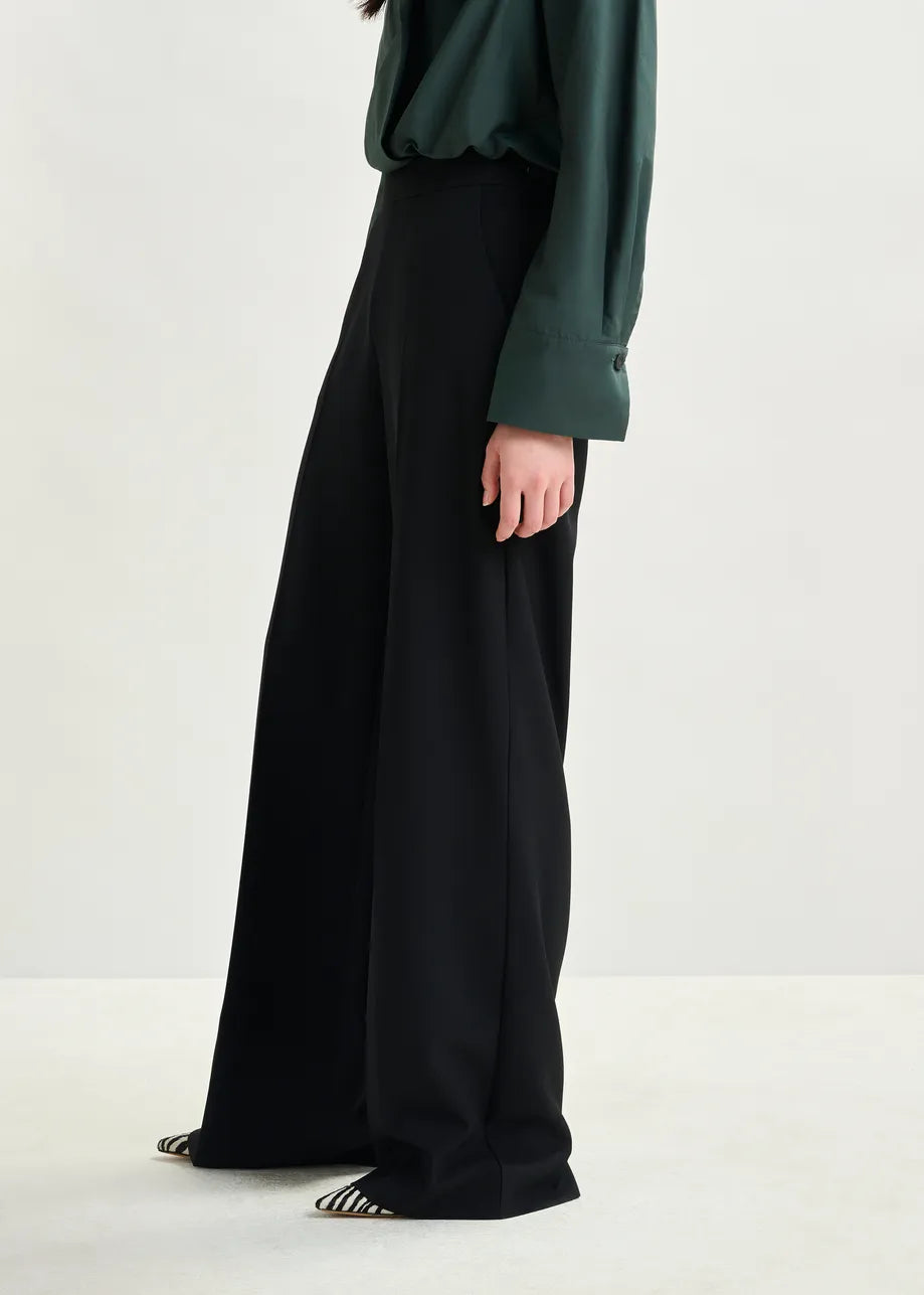 Wide Leg Pants in Black