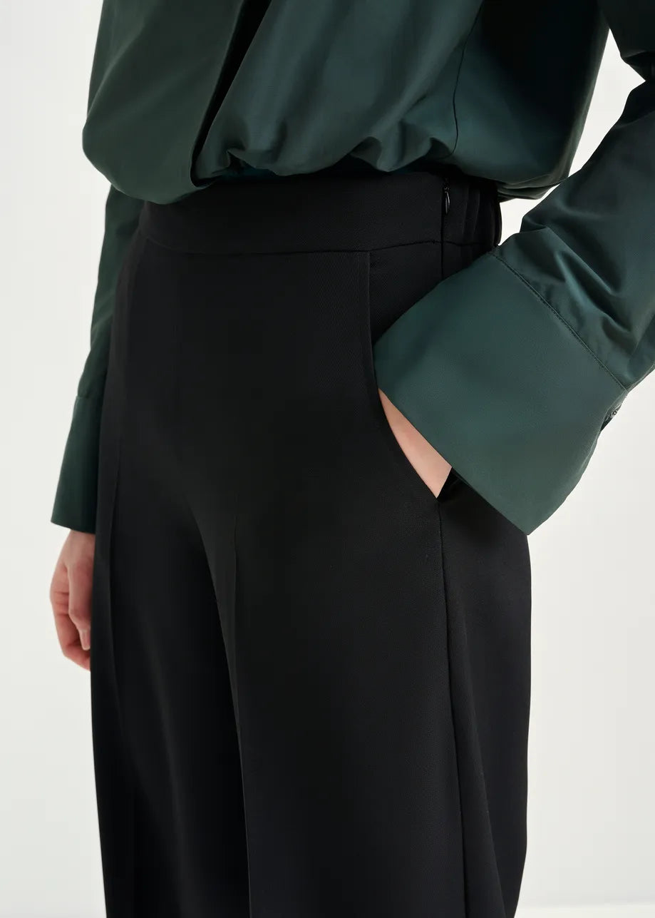 Wide Leg Pants in Black
