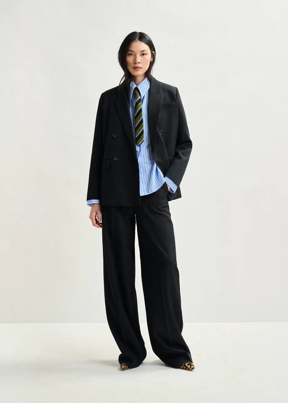 Wide Leg Pants in Black