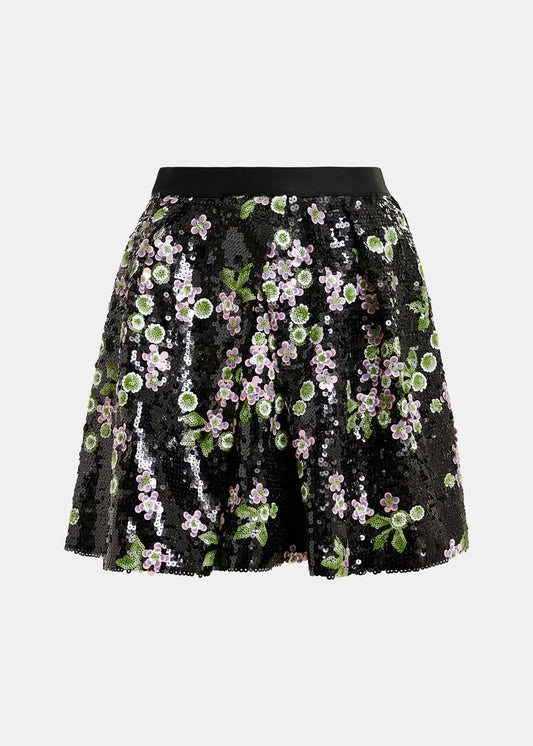 Japanese Embellished Mini Skirt