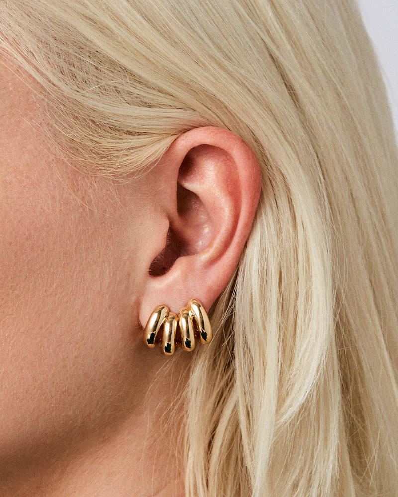 Mini Florence Earrings in Gold