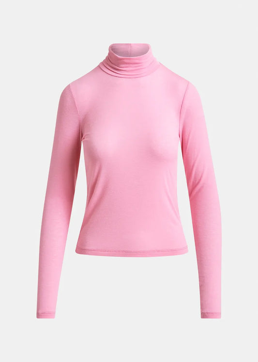 Turtleneck Sweater in Pink