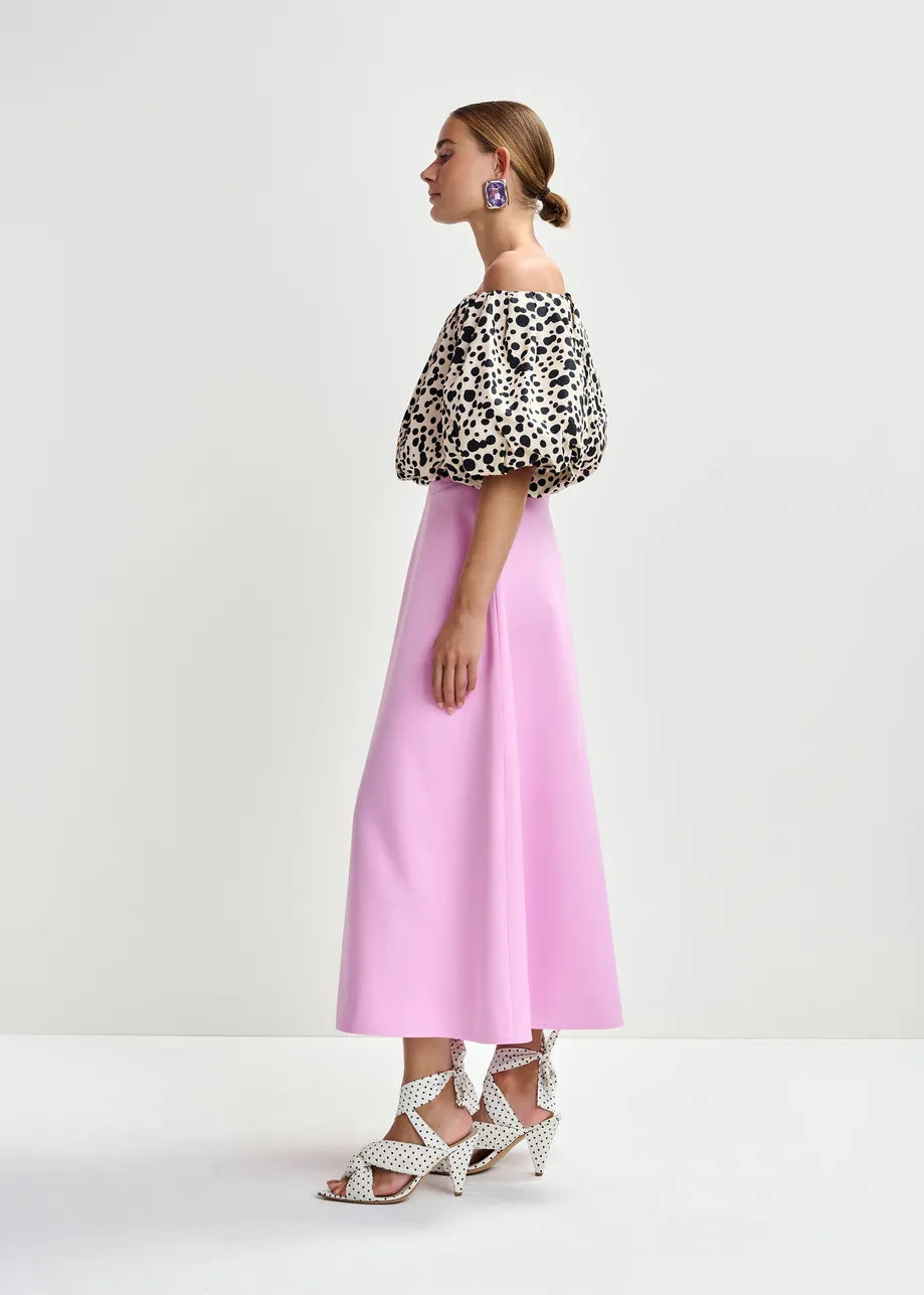 Jint Puffy Bodysuit in Black/White