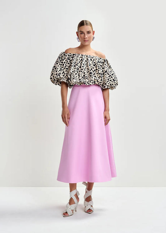 Julio A-Line Skirt in Pink
