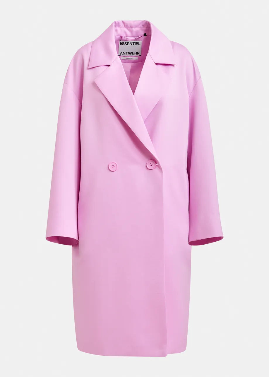 Junta Oversized Coat in Pink