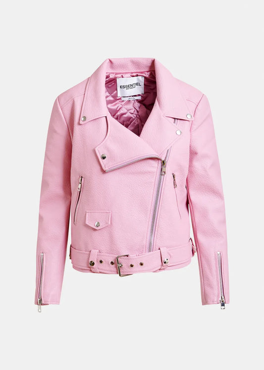Biker Jacket in Pink