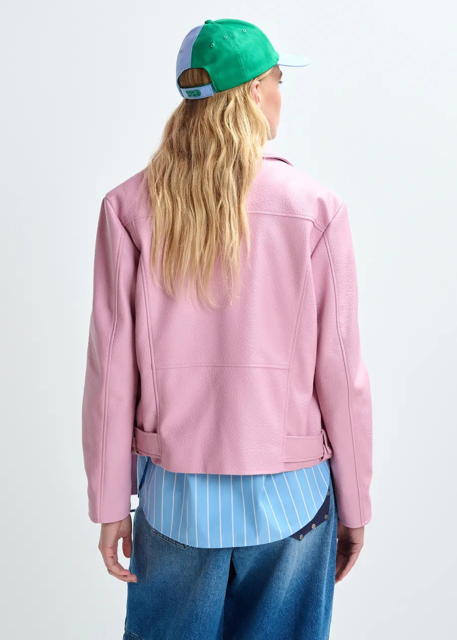 Biker Jacket in Pink