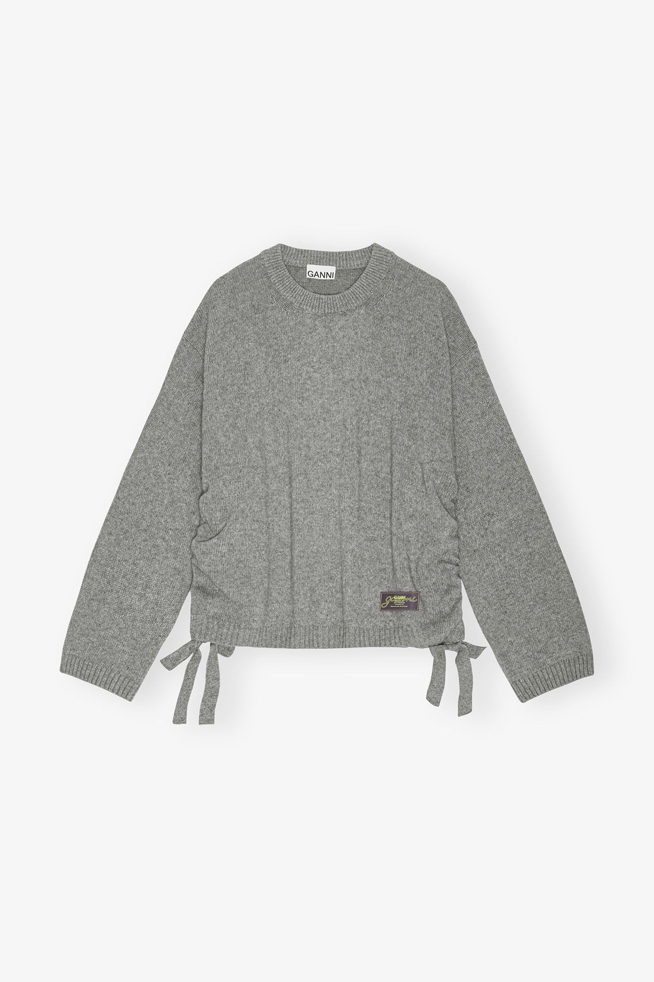 Future Mixed Wool Oversized Jumper in Grey