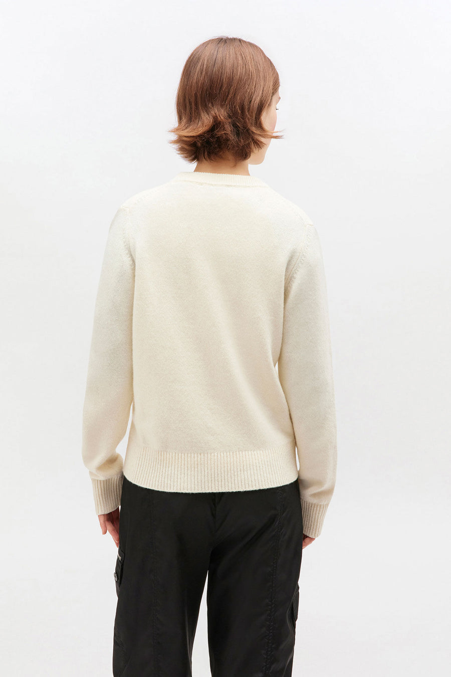Puppy Wool Jumper in Ivory