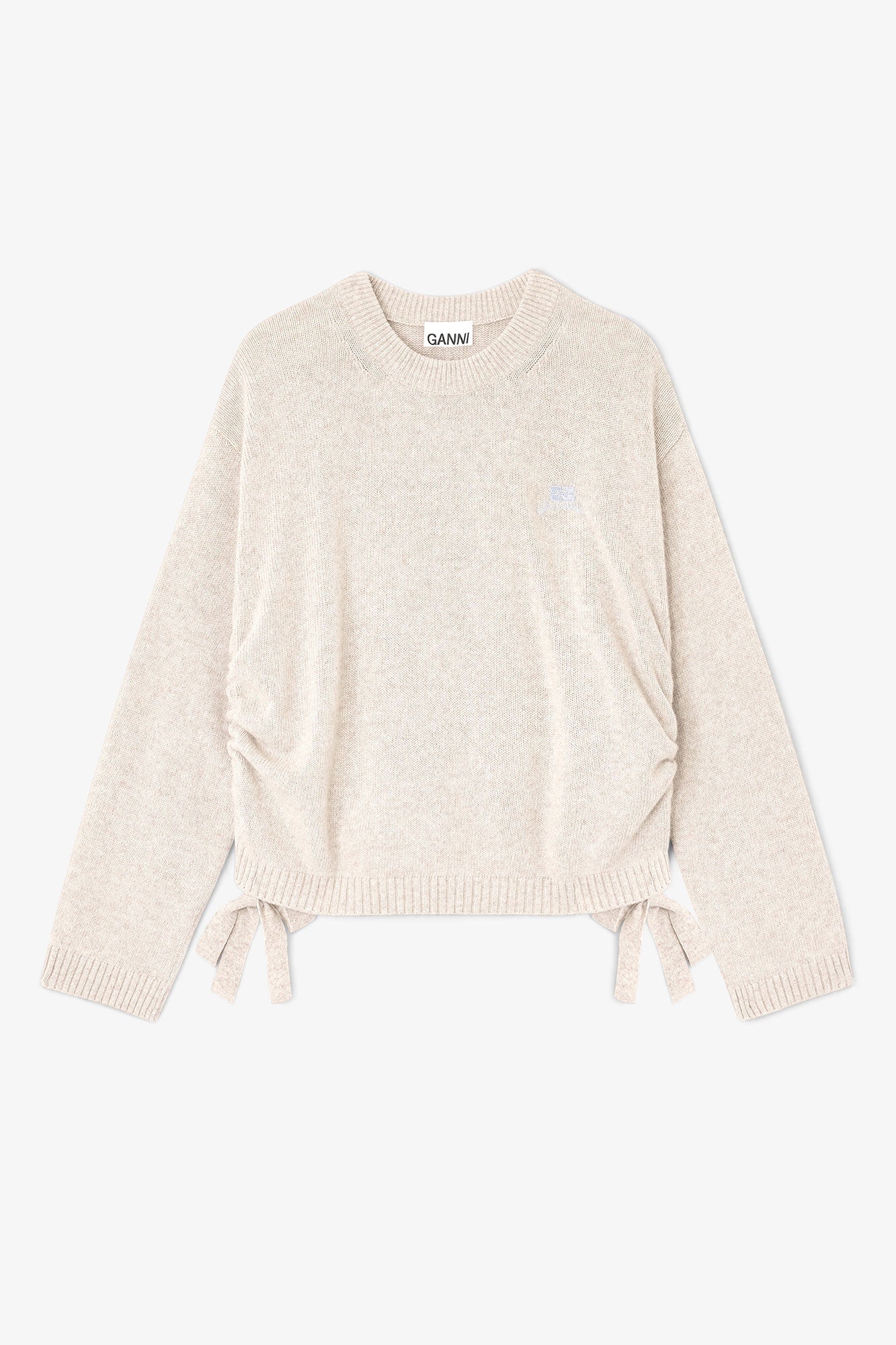 Wool Mix Jumper in Beige