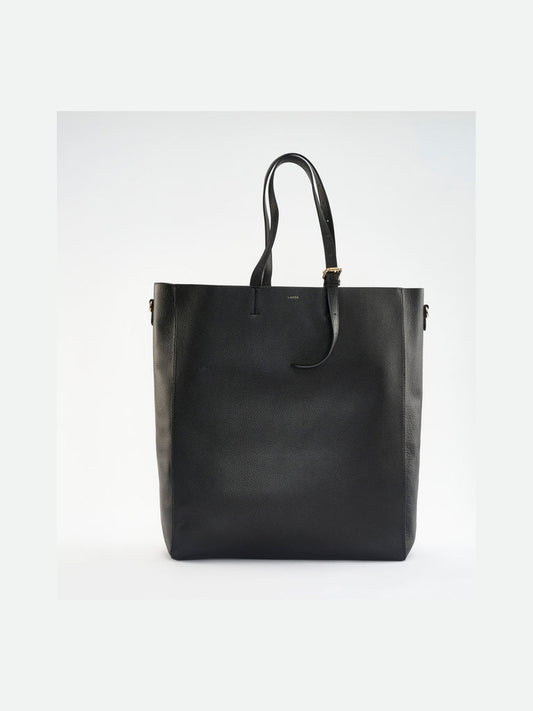 Panama Oversized Shopper Bag in Black