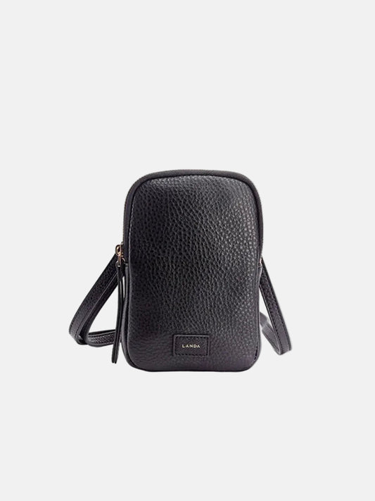 Cassia Phone Bag in Black
