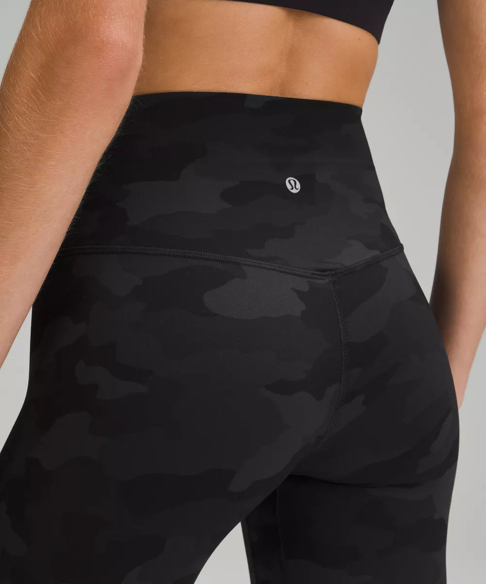 Align 28" High Rise Pant in Camo Deep Coal Multi