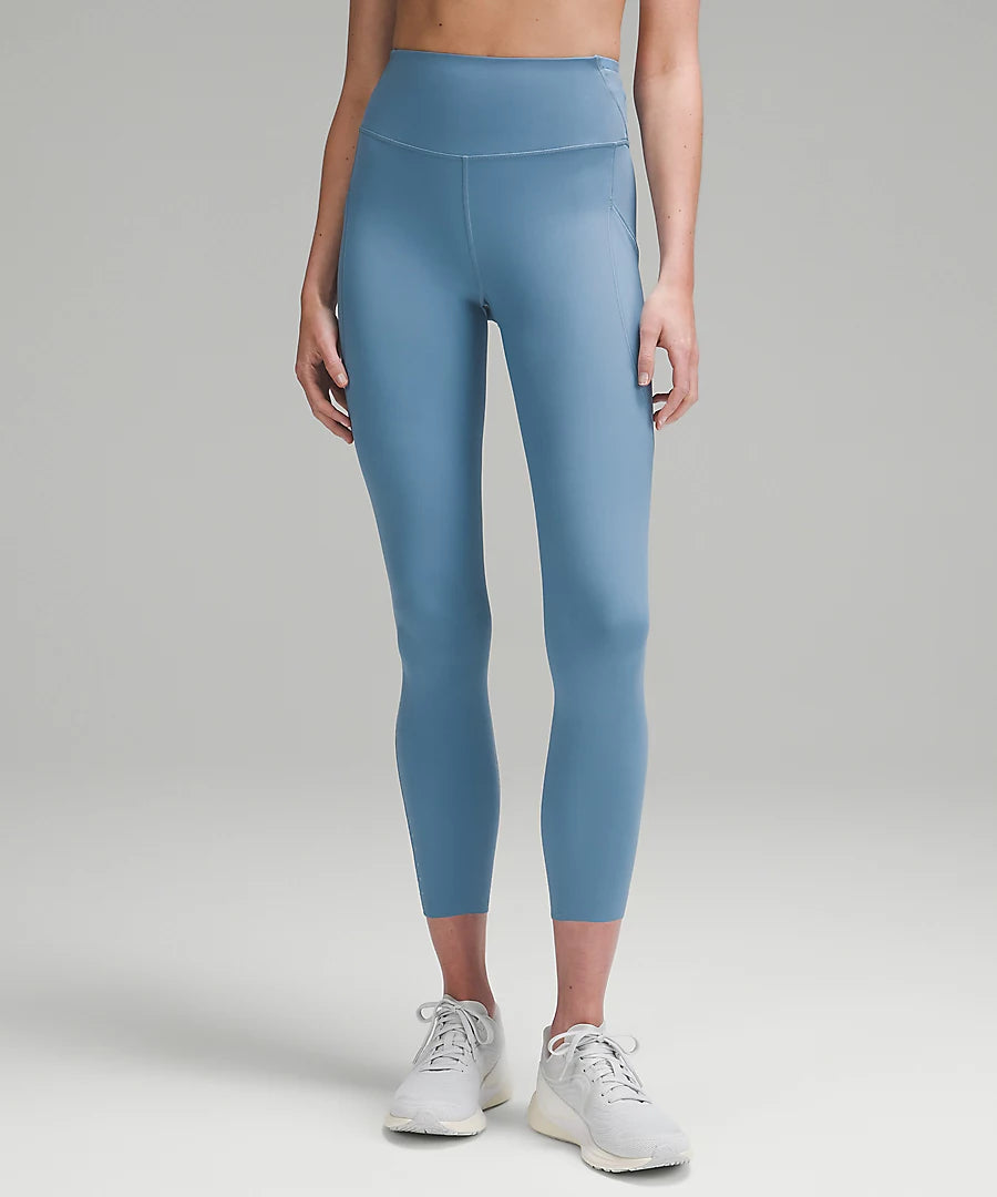 FAST AND FREE HIGH RISE PANT 25" UTILITY BLUE - LULULEMON