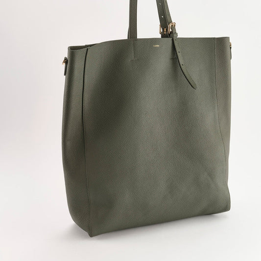 Panama OverSized Shopper Bag in Dark Green