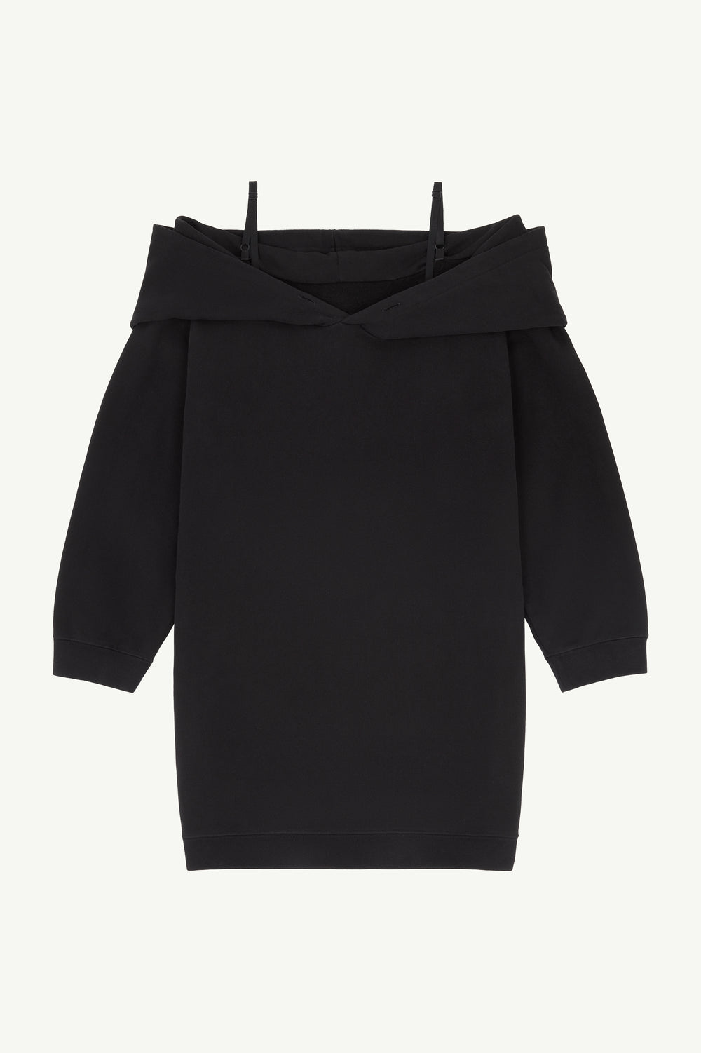 Sweatshirt Dress in Black