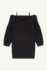 Sweatshirt Dress in Black
