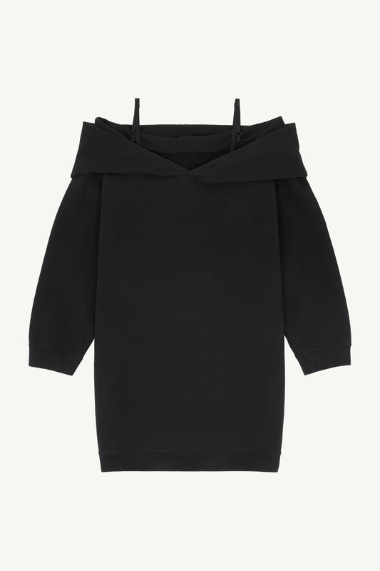Sweatshirt Dress in Black