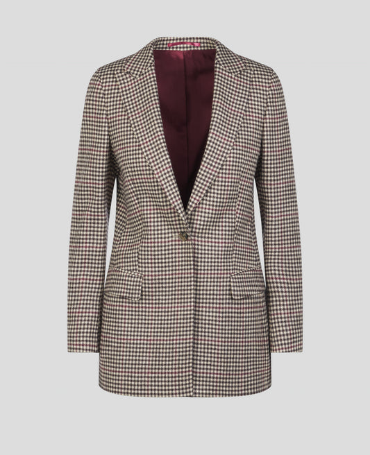 Mourne Blazer in Black/Oat