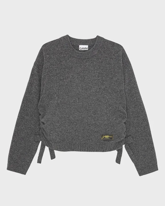Future Wool Mixed Knit in Phantom