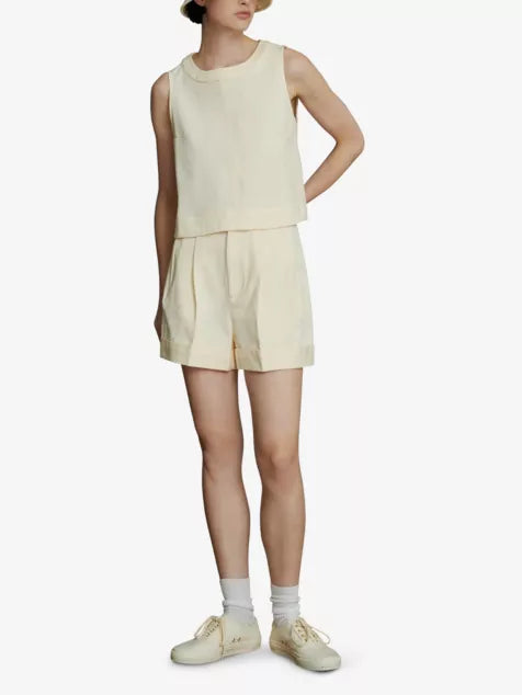 Pampa Sleeveless Top in Cream