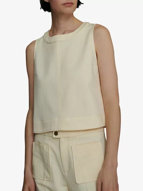 Pampa Sleeveless Top in Cream