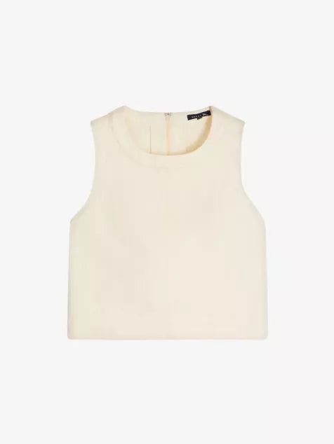 Pampa Sleeveless Top in Cream