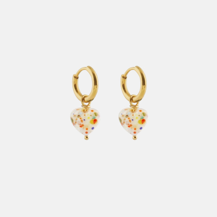Heart Ivory Earrings
