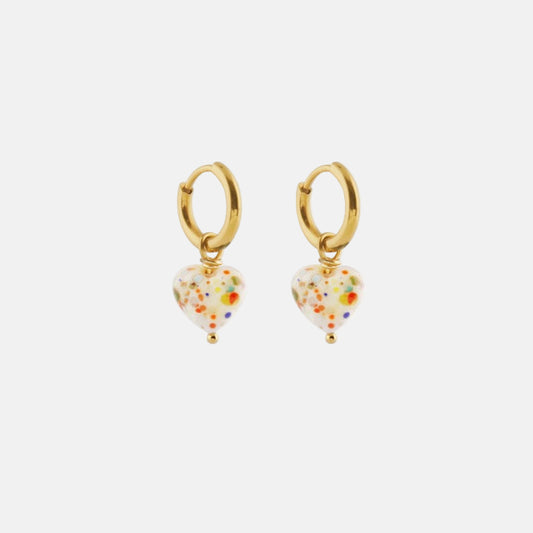 Heart Ivory Earrings