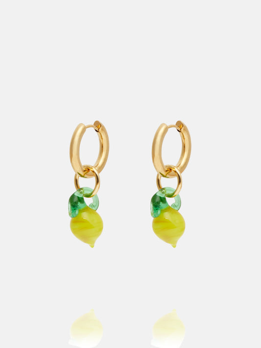 Lemon Glass Earrings