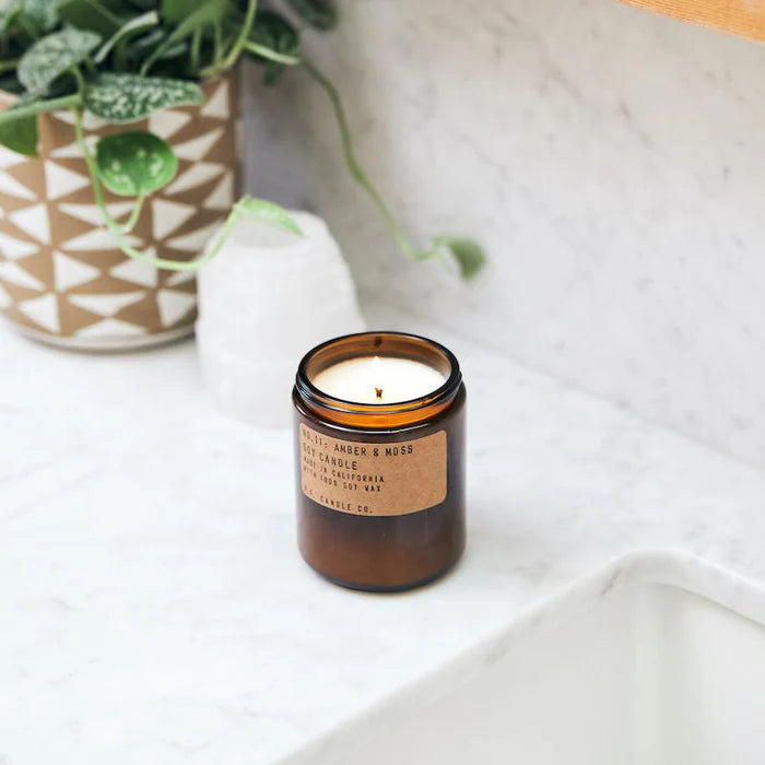 AMBER AND MOSS CANDLE - PF CANDLES