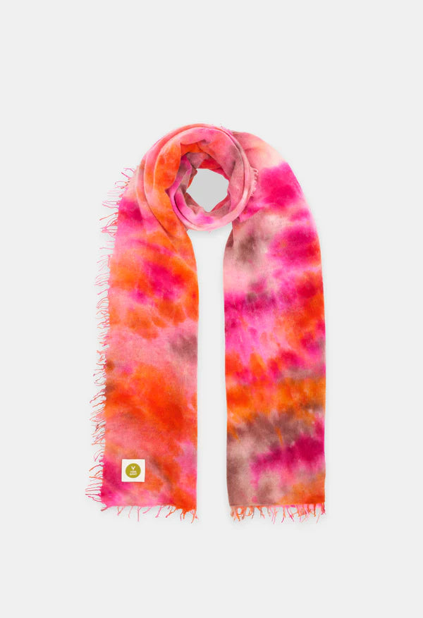 Cashmere Scarf in Ice Dye I