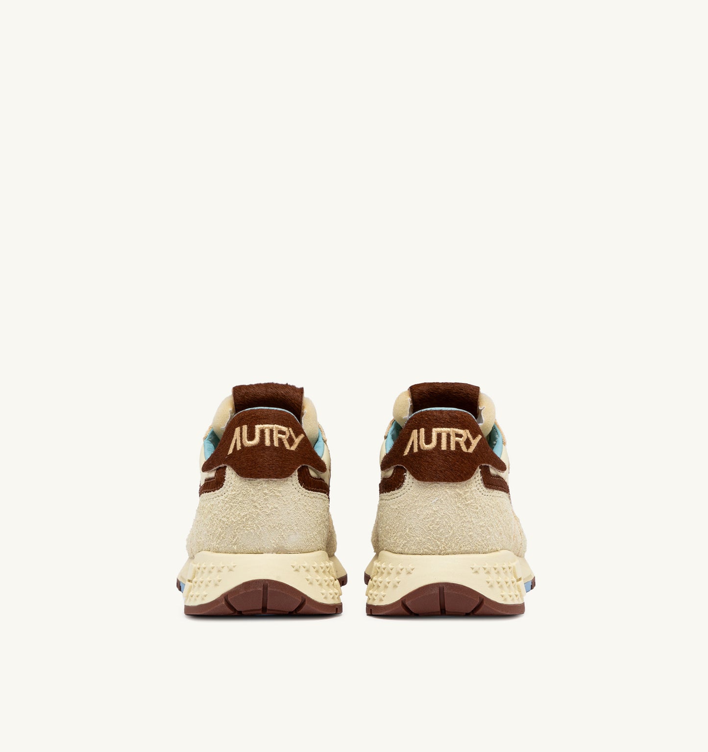 Reelwind Low Sneakers in Brown and Nut Nylon Suede