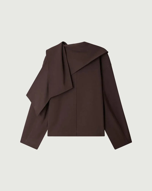 Freja jumper in Marron/Prune