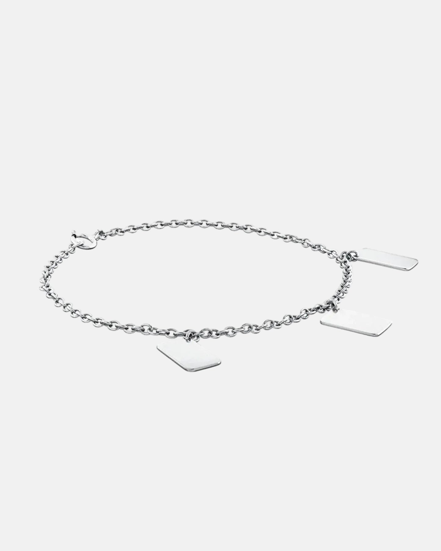 Story Bracelet with 3 Slips in Sterling Silver